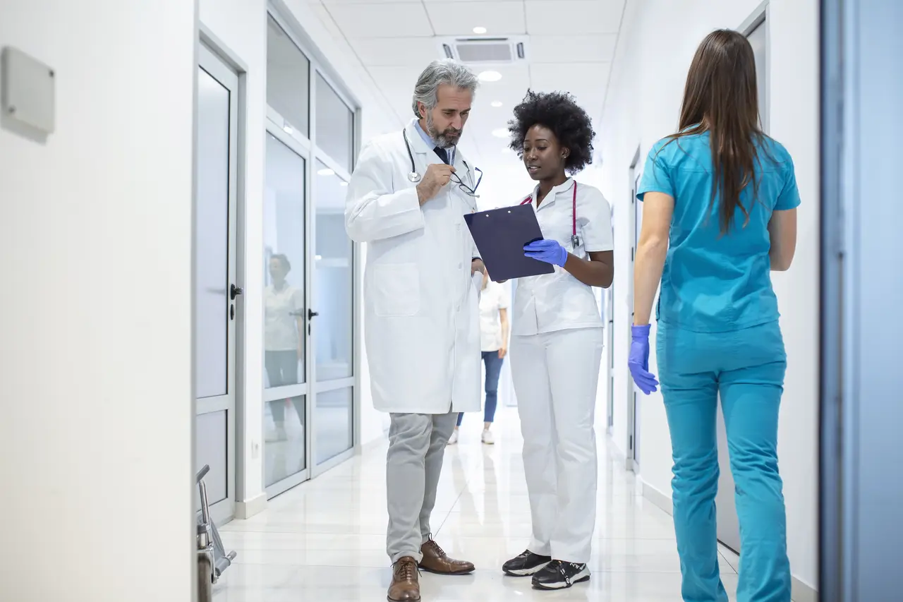 Centro sanitario con protocolo de higiene